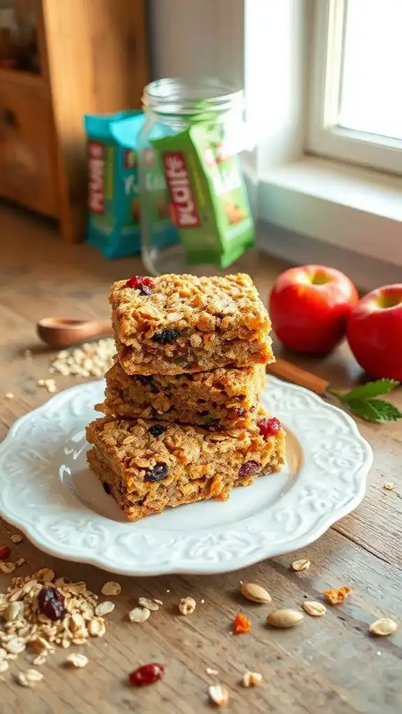 homemade nutritious snack bars