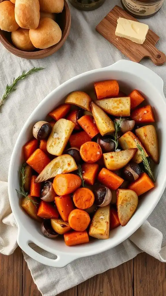 honey balsamic roasted veggies delight