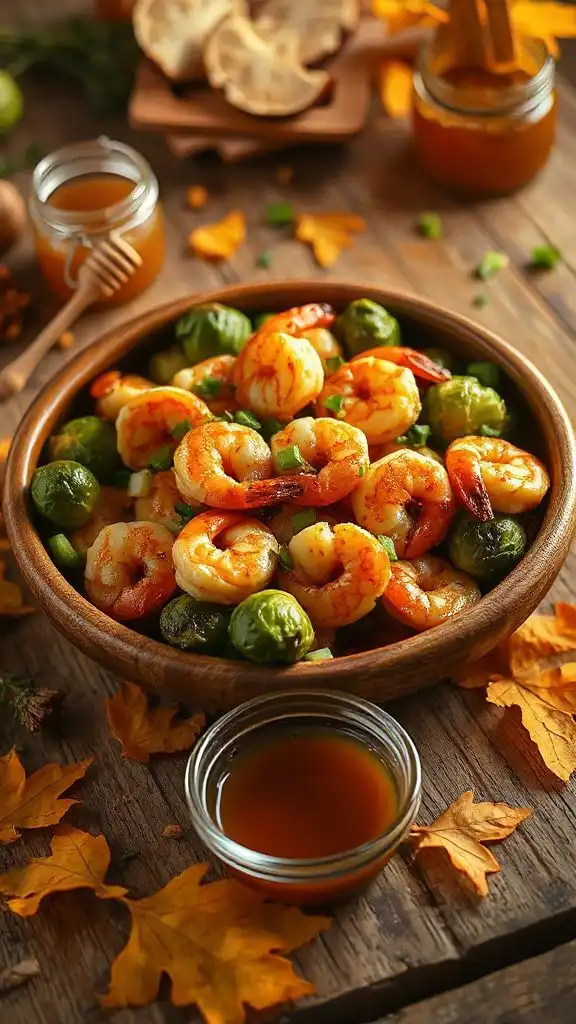 honey garlic shrimp stir fry