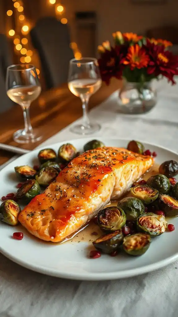 honey glazed salmon and brussels sprouts honey glazed salmon and brussels sprouts