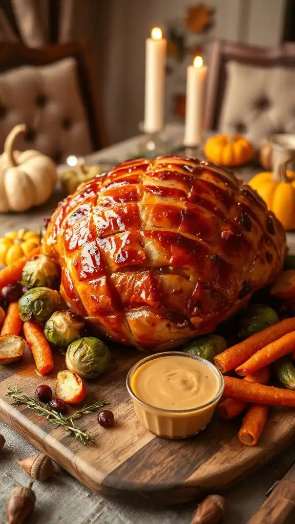 honey glazed savory ham recipe