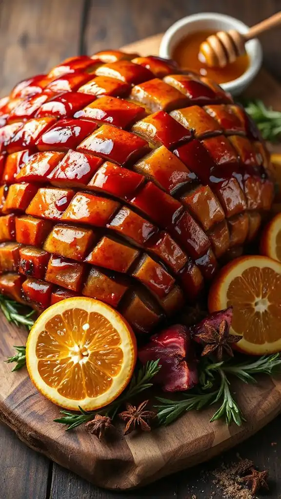 honey glazed spiral ham recipe