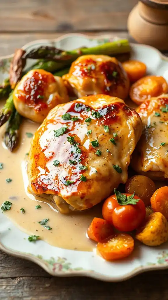 honey mustard creamy chicken