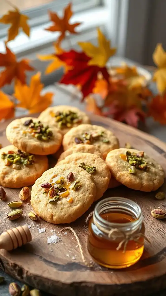honey roasted pistachio cookies honey roasted pistachio cookies