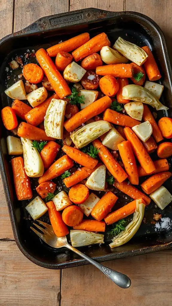 honey roasted vegetable side dish