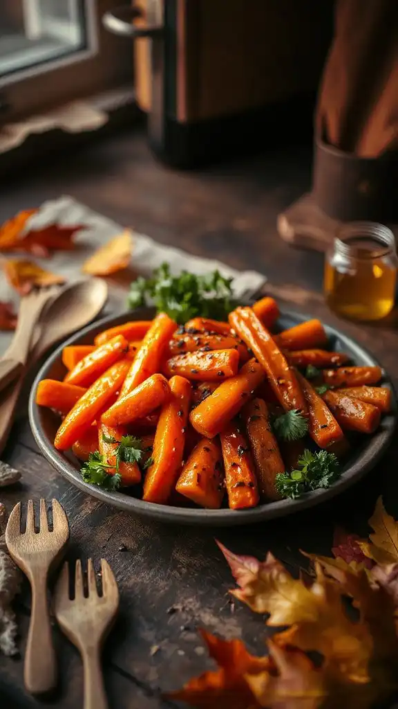 honey soy glazed carrots