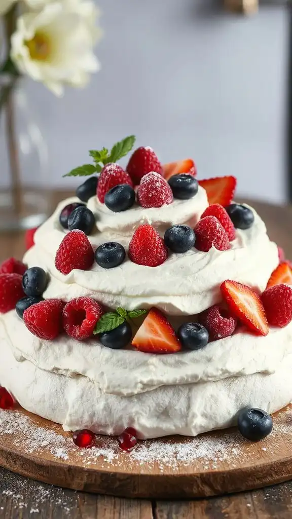 honey vanilla pomegranate pavlova honey vanilla pomegranate pavlova