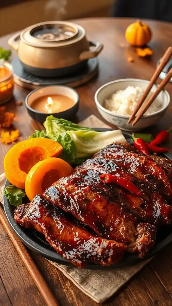indulgent braised pork belly