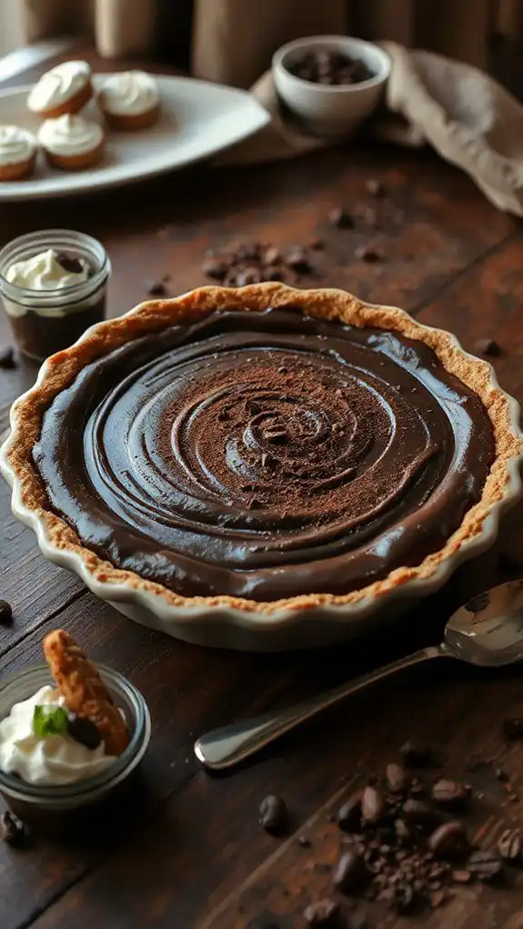 indulgent chocolate coffee dessert
