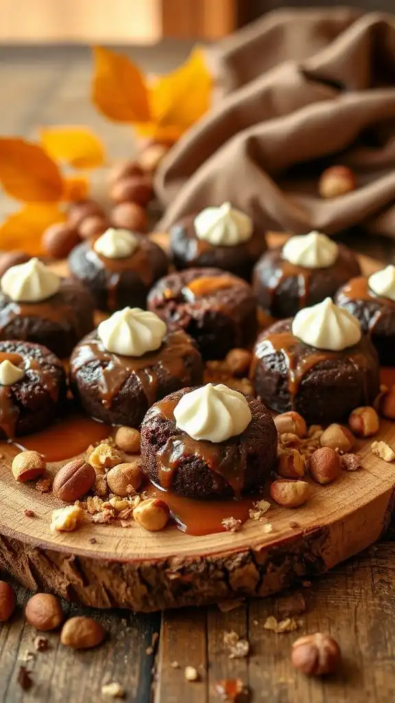 indulgent hazelnut chocolate dessert