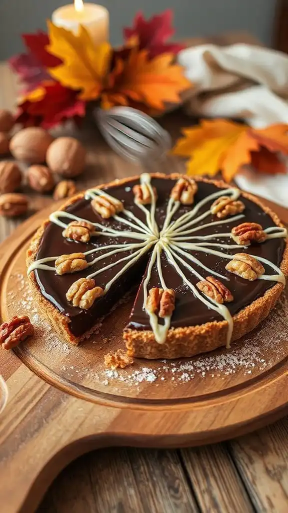 indulgent no bake chocolate pie