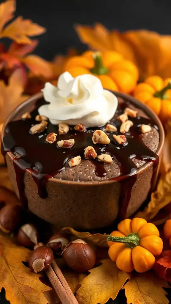indulgent pumpkin chia pudding