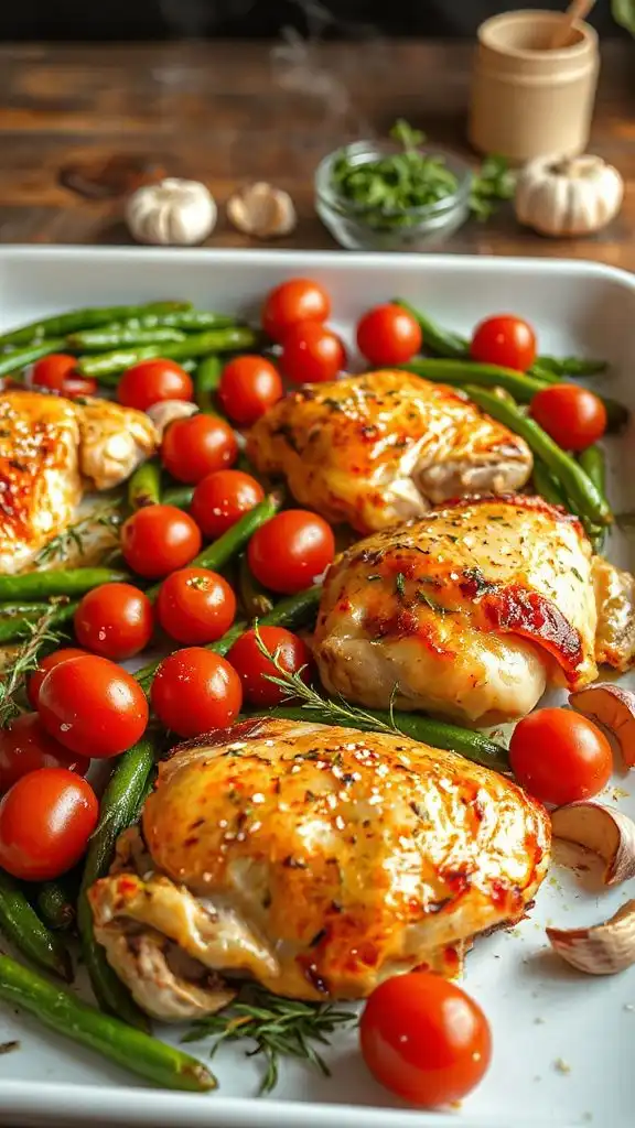 italian chicken sheet pan