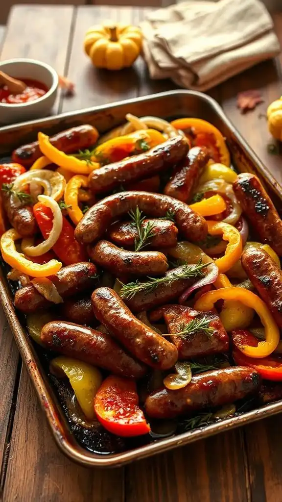 italian sausage sheet pan