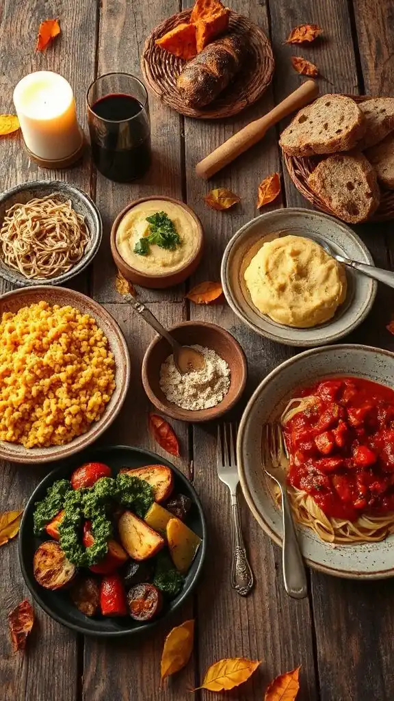 italian themed autumn dinners