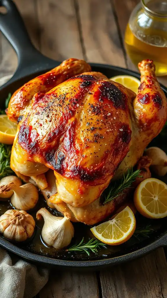 juicy rosemary garlic chicken