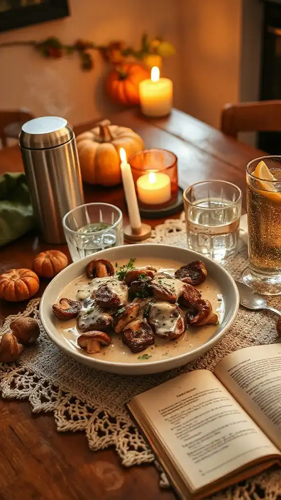 keto beef mushroom stroganoff