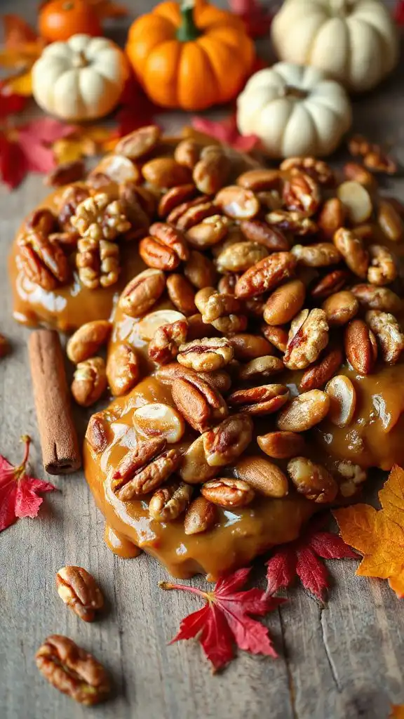 keto caramelized nut treats
