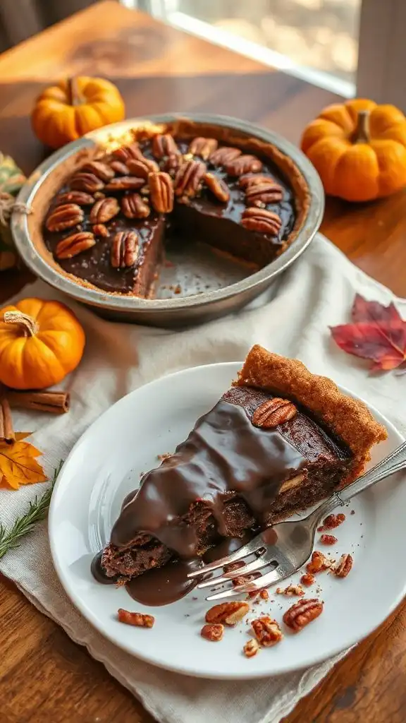 keto chocolate pecan pie