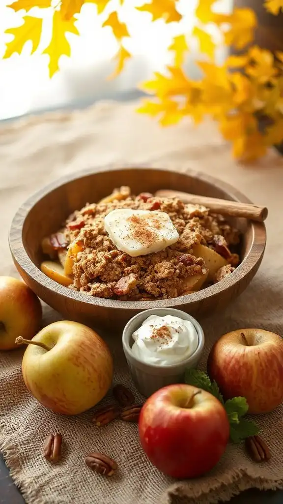 keto friendly apple dessert delight