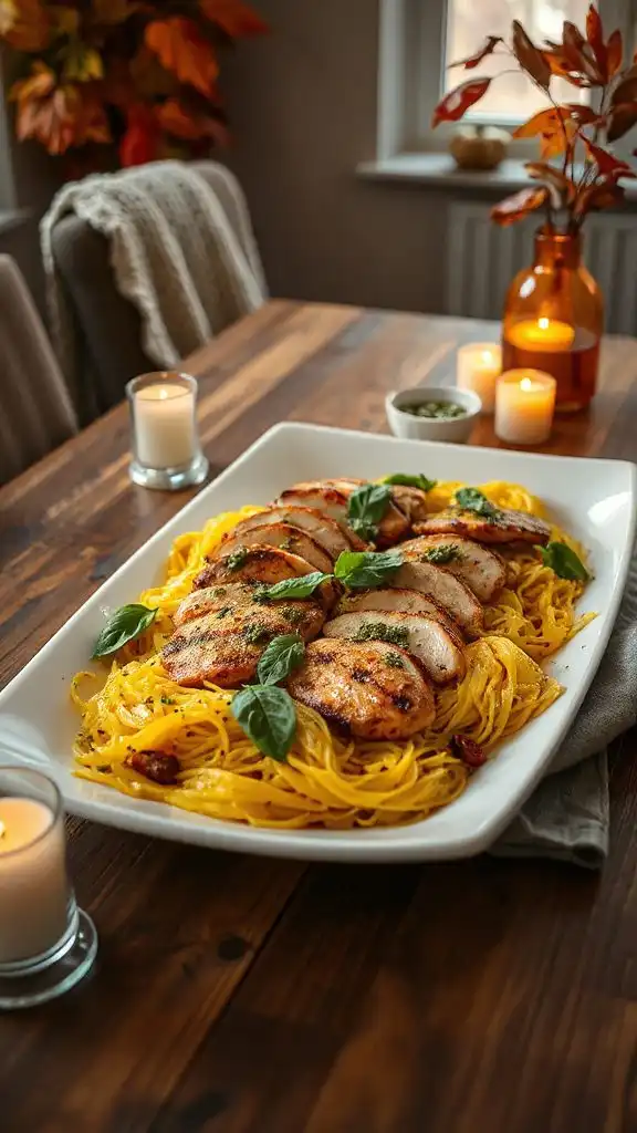 keto spaghetti squash dish