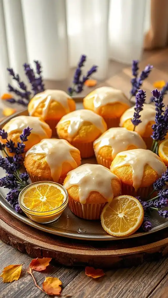 lavender lemon muffins delightfully fragrant