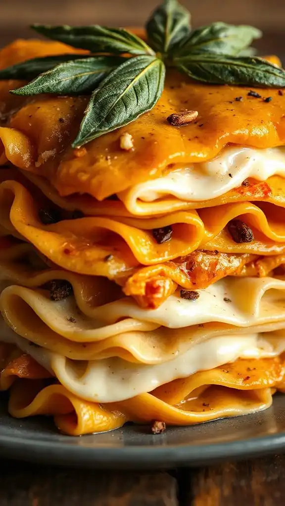 layer creamy pumpkin lasagna layer creamy pumpkin lasagna