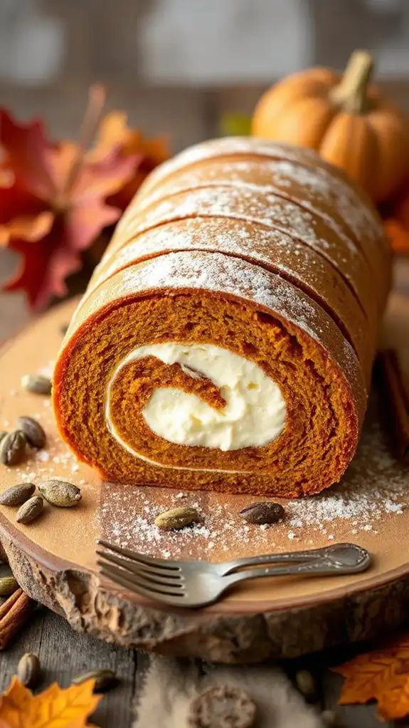layered pumpkin cake delight