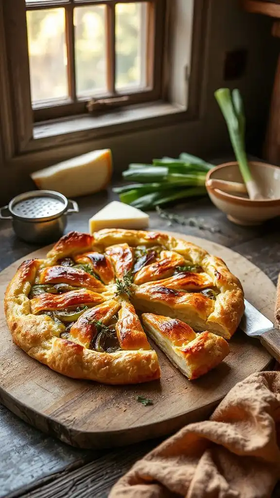 leek gruy re cheese tart recipe