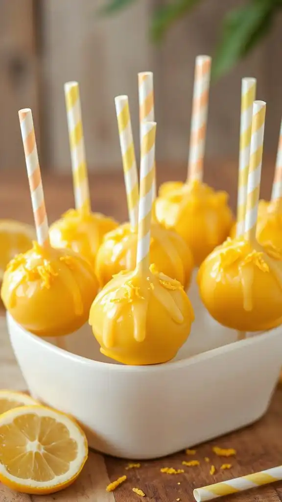 lemon cake pops recipe