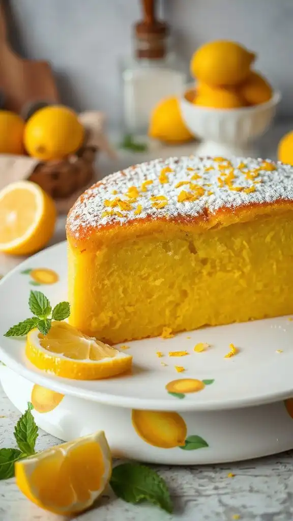 lemon chocolate flourless cake