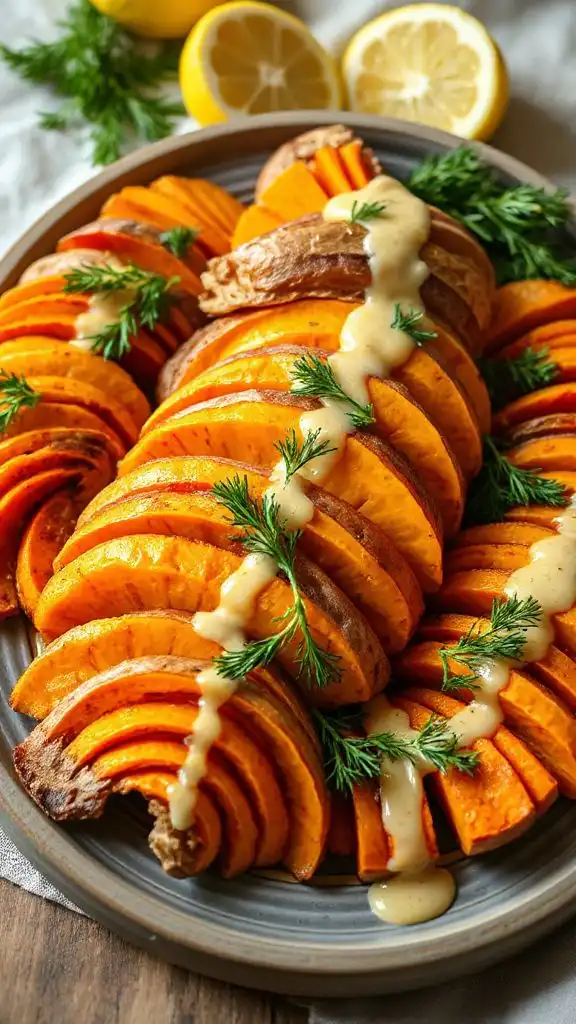 lemon dill hasselback potatoes lemon dill hasselback potatoes