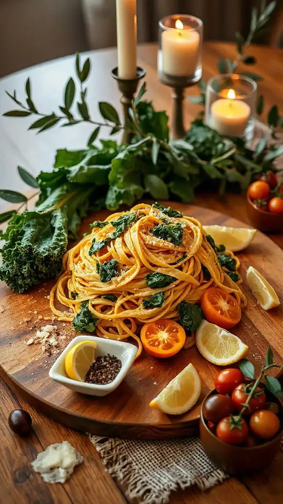 lemon garlic pasta delight