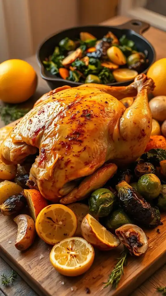 lemon garlic roasted chicken