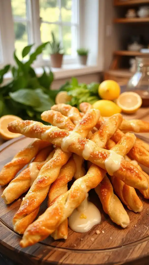 lemon glaze breadsticks recipe lemon glaze breadsticks recipe