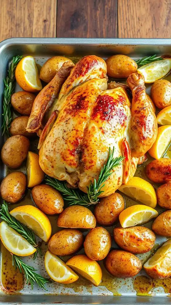 lemon herb chicken dinner