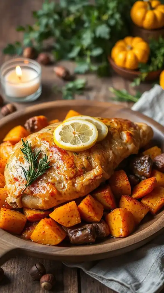 lemon herb chicken dinner