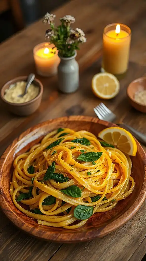 lemon herb pasta delight