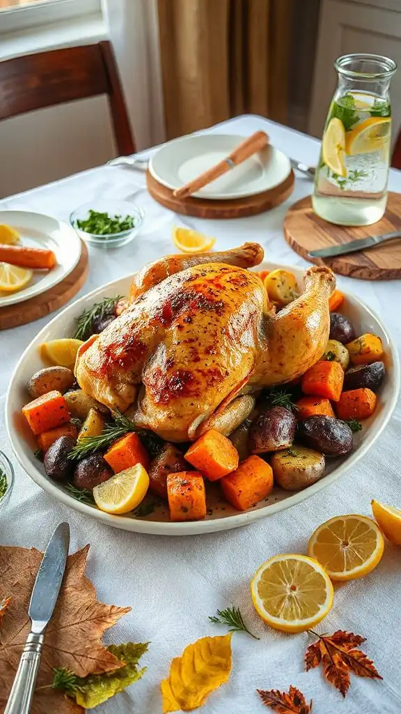lemon herb roasted chicken lemon herb roasted chicken