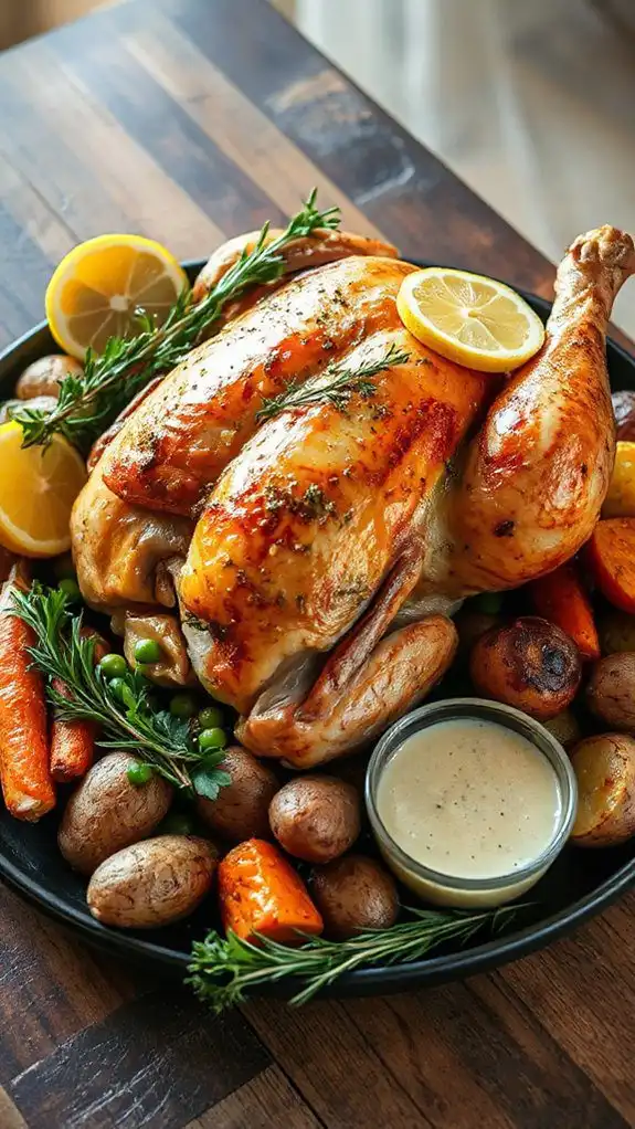 lemon herb roasted chicken