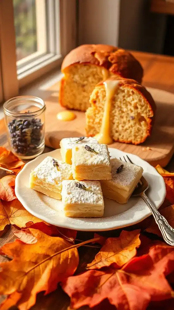 lemon lavender pound cake