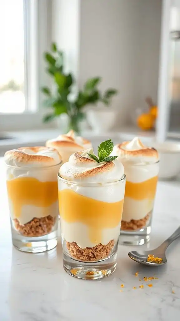 lemon meringue trifle dessert
