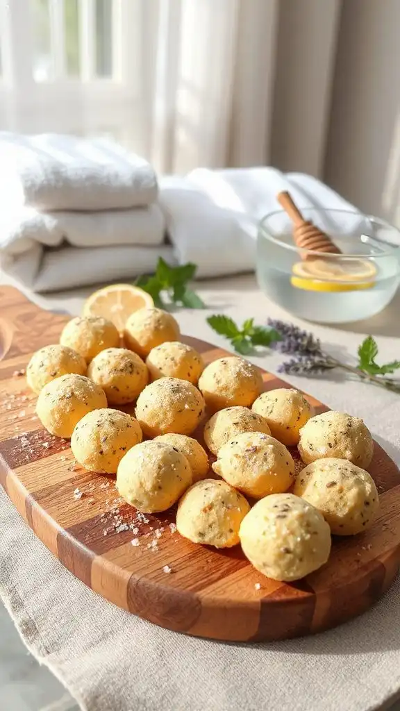 lemon poppy seed energy bites
