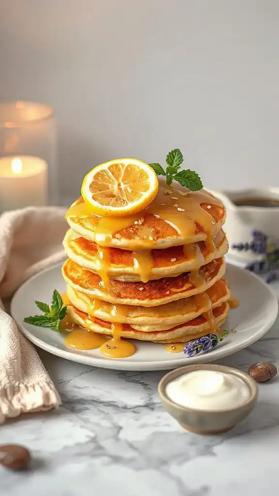lemon poppy seed pancakes