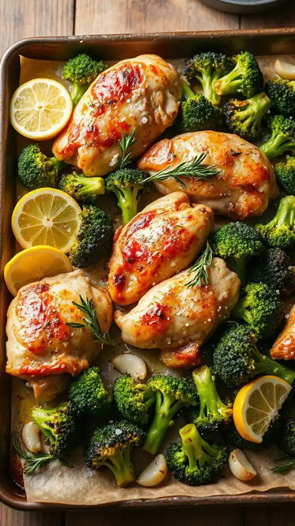lemon rosemary chicken dish