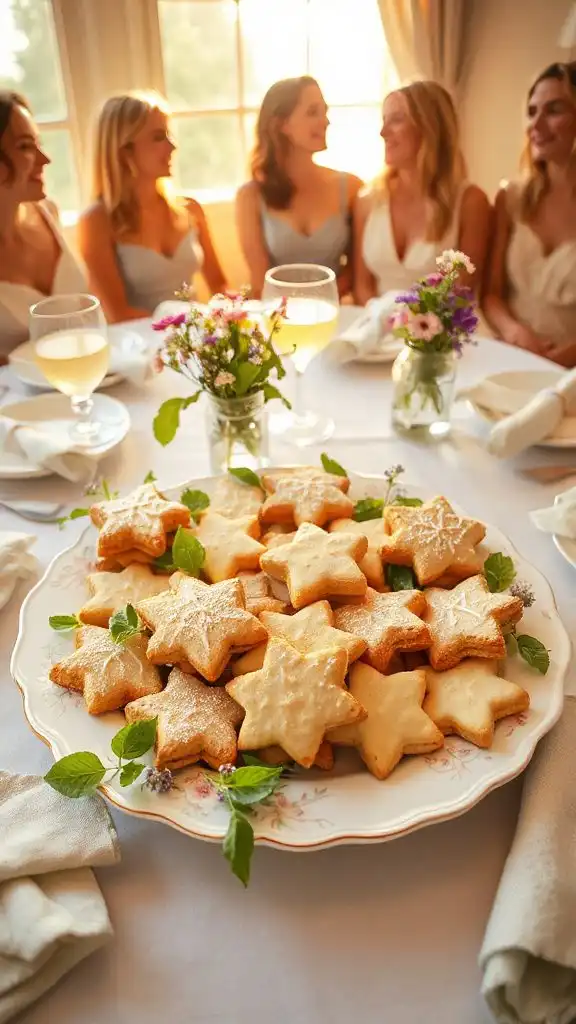 lemon verbena shortbread cookies