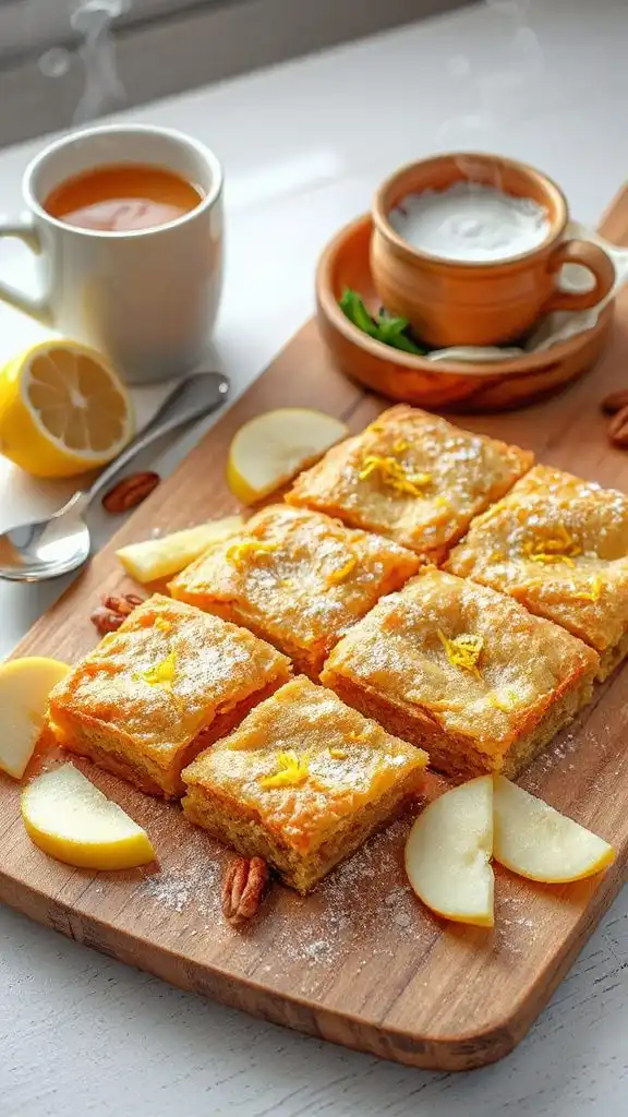 lemon zest apple blondies lemon zest apple blondies