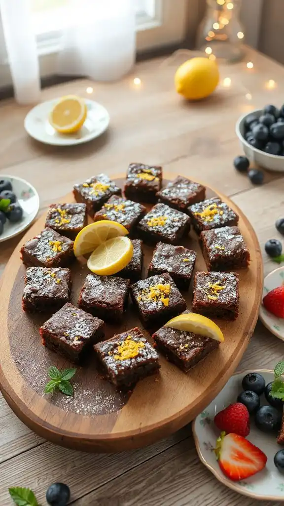 lemon zest chocolate brownies lemon zest chocolate brownies