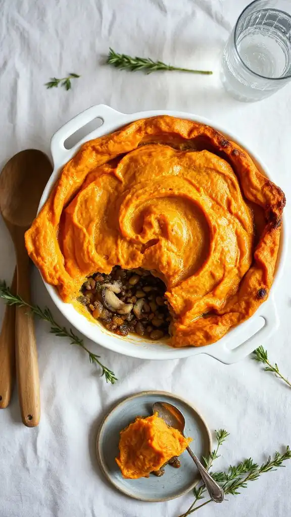 lentil mushroom sweet potato pie lentil mushroom sweet potato pie