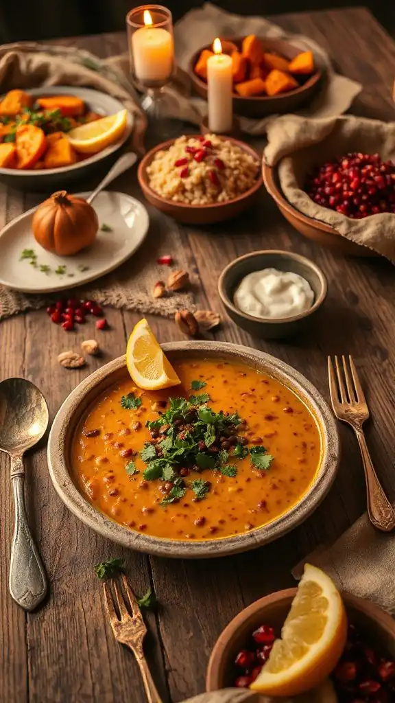 lentil soup with lemon